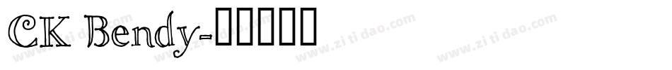 CK Bendy字体转换